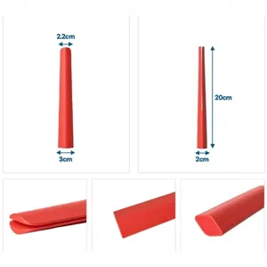 Red sauce packet squeezer kitchen tool for food waste prevention and easy squeezing 20cm
