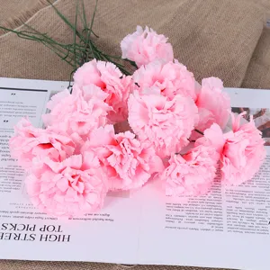 Kunstzijde Anjer Enkele Tak Nep Bloem Voor Moederdag Lerarendag Thuis Bruiloft Feest Decoratie