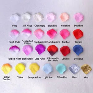 Artificial Rose Petals Non-Woven Fabric Fake Flower Petals For Wedding Party Celebration Photography Props Home Decoration