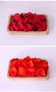 Kunstrosenblüten Set, Seidenblütenblätter für Hochzeitsantrag Party Deko Einrichtung.