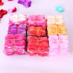 1000 Stk Künstliche Rosenblüten Deko für Hochzeit Heiratsantrag Party Bunt Packung