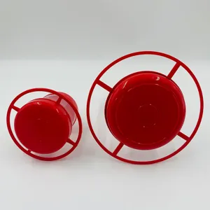 Tragbarer roter Kunststoff Vogel Futterautomat Kolibri Wassertrinker fuer Garten