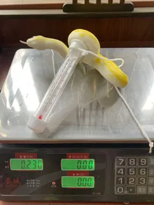 Nieuwigheid gele slang zwembad waterthermometer drijvende temperatuurmeter voor spa en bad