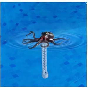 Octopus zwembadthermometer drijvende watertemperatuurmeter voor zwembaden.