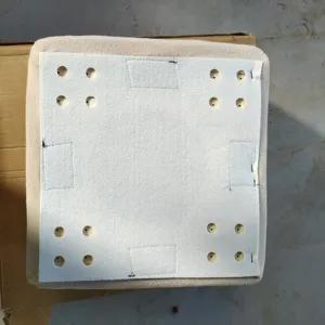 Bottom view detail of pet step stool showing sturdy construction and non-woven fabric lining.
