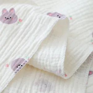 Couverture langes bébé nouveau-né coton doux respirant enveloppe serviette avec joli motif