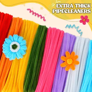 Scovolini per pipe extra spessi ciniglia colorata kit fai da te per bouquet fiori