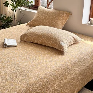 Katoenen bloemen sprei zachte ademende dubbele dekens voor slaapkamer comfortabel thuis decor