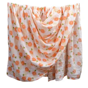 Couverture en gaze double couche coton enfants été fine couette de clim vue principale