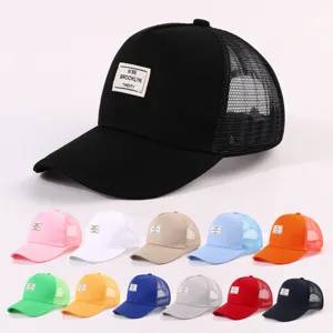 Unisex Atmungsaktive Mesh Baseballkappe Buchstaben Patch Verstellbar Outdoor Sport Casual Hip Hop Dad Hat Für Herren Damen
