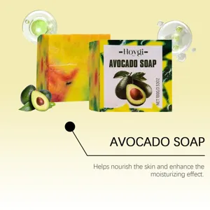 HOYGI avocado body soap bar nourishes skin, provides deep moisturizing and gentle cleansing.
