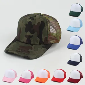Unisex Sommer Atmungsaktives Mesh Baseballkappe Verstellbar Outdoor Sonnenschutz Trucker Hut Casual Sport Snapback Kappe