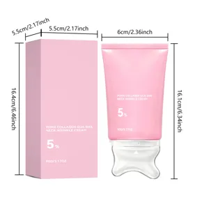PDRN collageen nekrimpelcrème met Gua Sha massagekop 90g anti-aging verstevigende huidverzorging