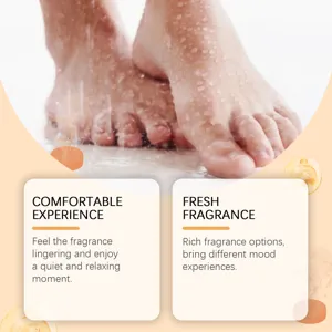 Aromatherapie Duschtab-Detail zeigt erfrischenden Duft und entspannendes Badeerlebnis.