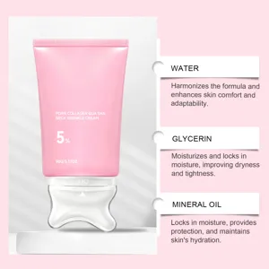 PDRN Collageen Nek Anti-Rimpel Crème met Gua Sha 90g Verstevigende Huidverzorging Pro