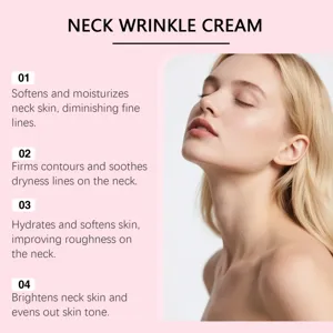 PDRN Collageen Nek Rimpel Crème Verstevigend En Vochtinbrengend Anti Aging Nekbehandeling Met Ingebouwde Gua Sha Massagekop
