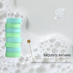 Pastiglie da bagno aromaterapia menta eucalipto, pulizia delicata e piacevole esperienza.