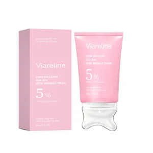 VIARELINE PDRN Collageen Gua Sha Nek Rimpel Crème 90g Verstevigende Huidverzorging