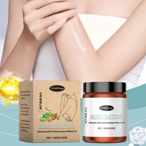 WOODSLEEP Body Butter Moisturizing Nourishing Body Cream With Almond Oil And Vitamin E For Autumn Winter Skin Care