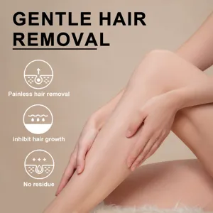 Bandes de cire dépilatoires douces pour une peau lisse, sans douleur et efficace.