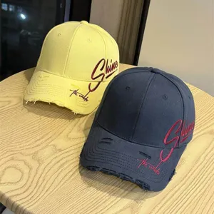 Koreanische breite Krempe Baseball Cap für Damen, Herbst Frühling Sonnenschutz Kappe.