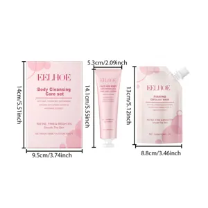 EELHOE body cleansing care set with gentle exfoliation and deep moisturizing properties for skin.