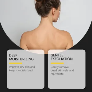 Deep moisturizing body wash gently exfoliates and hydrates dry skin for smooth, soft results.