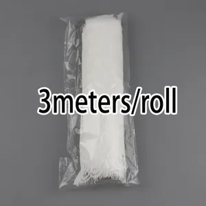 Weißer Spitzenstoff Besatz Detail, 3 Meter pro Rolle, ideal für Hochzeitskleid Dekoration DIY.