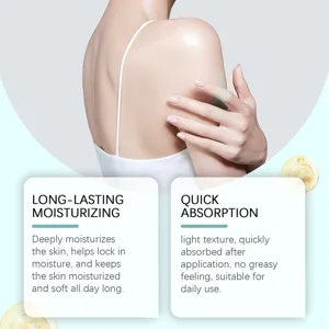 Woodslep body moisturizing cream for long-lasting hydration, quick absorption and soft skin care.
