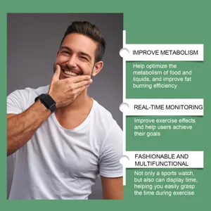 HOUKEA stylish sports watch for daily time management, lightweight and comfortable fitness tracker.