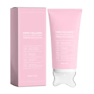 Pdrn collageen verstevigende halscreme met gua sha applicator huidverzorging 90g