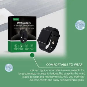 HOUKEA fitness wristband black digital watch comfortable wear sports health tracker