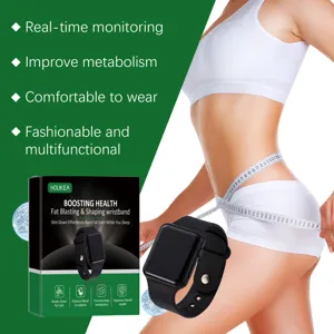 HOUKEA smart fitness watch and fat burning shaping wristband with health monitoring features.