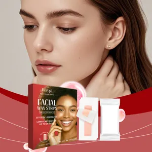 Facial Hair Removal Wax Strips Painless Portable Smooth Skin Hair Removal Kit For Face Lip Chin Eyebrow Care