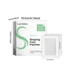 Patchs de modelage pour les pieds LANISKA 12pcs, soin corporel et détail relaxant.