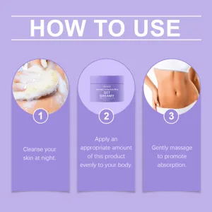 OUHOE Overnight Toning Body Whip nourishing cream for body contouring and smoothing care 100g