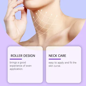 Crema para el cuello con rodillo para hidratar y nutrir, cuidado delicado de la piel diariamente.