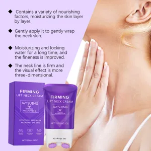 Jaysuing Crema Reafirmante Para Cuello 120g Roller Anti Edad Hidratante Cuidado Piel