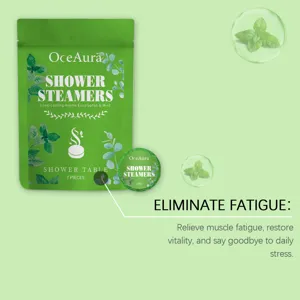 OceAura eucalyptus mint shower steamers, 7 pieces per pack to relieve daily fatigue.