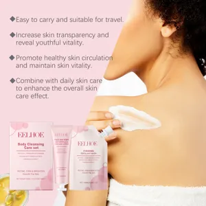 EELHOE Body Cleansing Care Set Gentle Exfoliating Moisturizing Deep Nourishment Skin