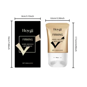 HOYGI verstevigende wielmassage halscreme met rollerapplicator, 120g anti-aging huidverzorging.