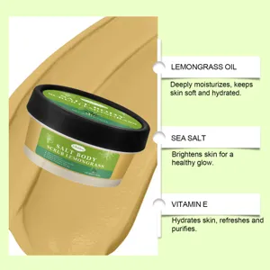 WOODSLEEP Scrub Corpo Naturale Lemongrass Esfoliante Idratante Nutriente Pelle 50g