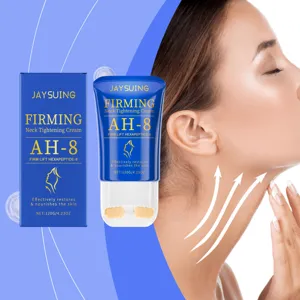 JAYSUING firming neck cream with roller applicator for moisturizing and smoothing neck skin.