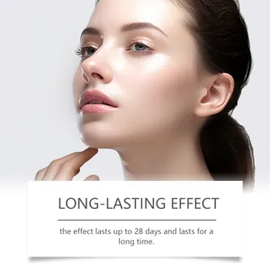 Facial hair removal wax strips detail shot showing smooth skin effect and long-lasting results.