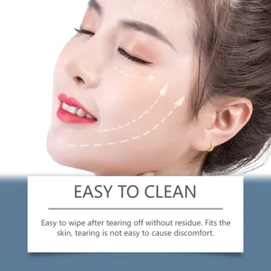 Bandes de cire d'epilation du visage douces propres peau lisse portable soin quotidien