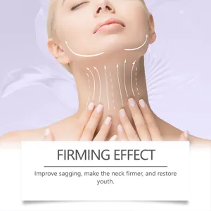 Neck firming cream detail image showing anti-aging and lifting effect for smooth skin care.