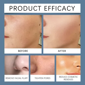 Bandes de cire dépilatoires pour le visage, peau douce, propre et lisse, soin portable quotidien.