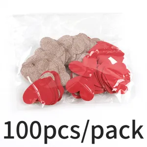 100pcs red glitter heart confetti for valentine wedding party table decoration crafts.