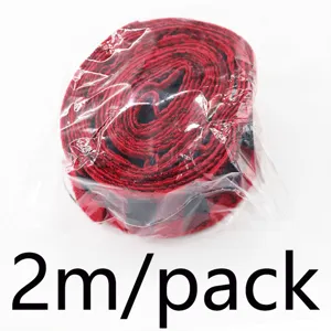 Red black plaid Christmas ribbon 2m pack decorative holiday craft wrapping tree garland