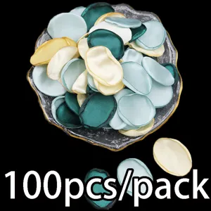 100pcs artificial rose petals silk fabric for wedding party festival DIY decoration 3x3.8cm